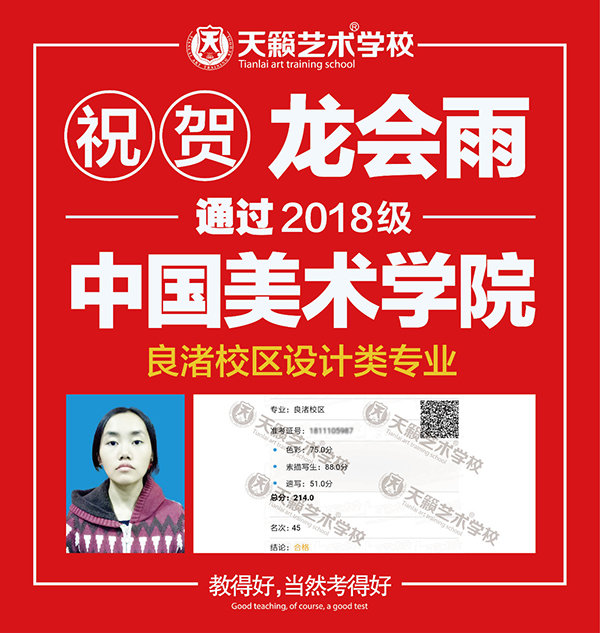 国美校考合格学? width=